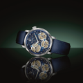 Spaceview Evolution 43.5mm - Blue on Leather Strap