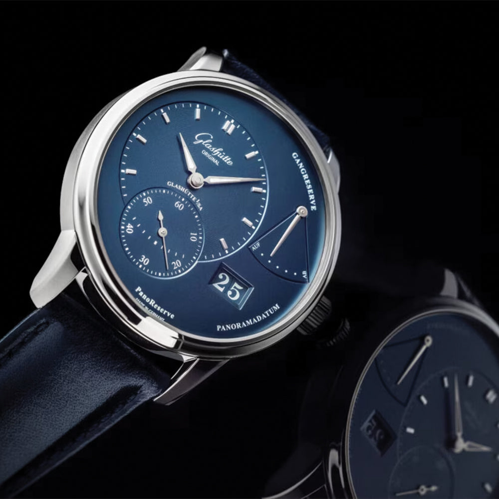 PanoReserve 40mm - Galvanized Blue on Strap