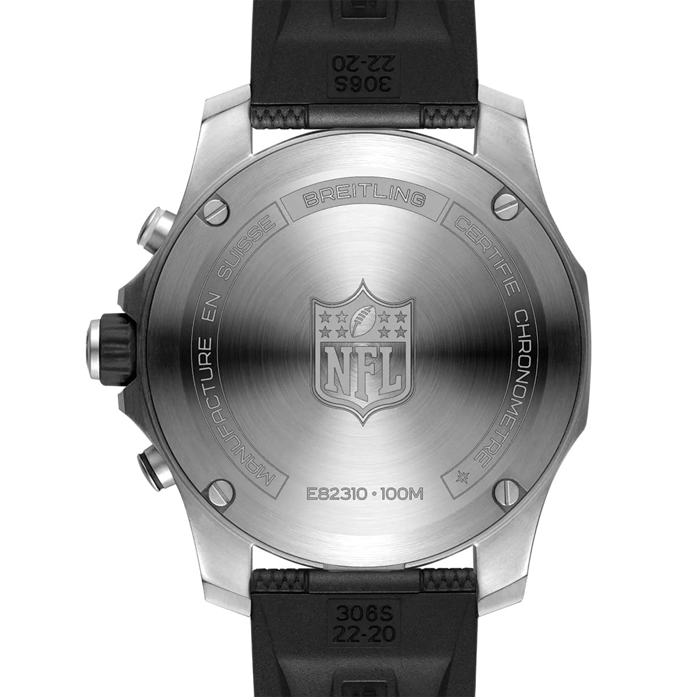 Endurance Pro Browns Limited NFL Edition Titanium 44mm - Brown on Rubber Strap