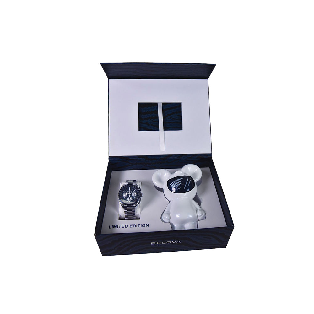 Lunar Pilot Budii Limited Edition 43.5mm - Blue on Bracelet