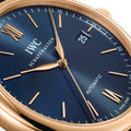 Portofino Automatic 18K 5N Gold Case 40mm - Blue on Leather Strap