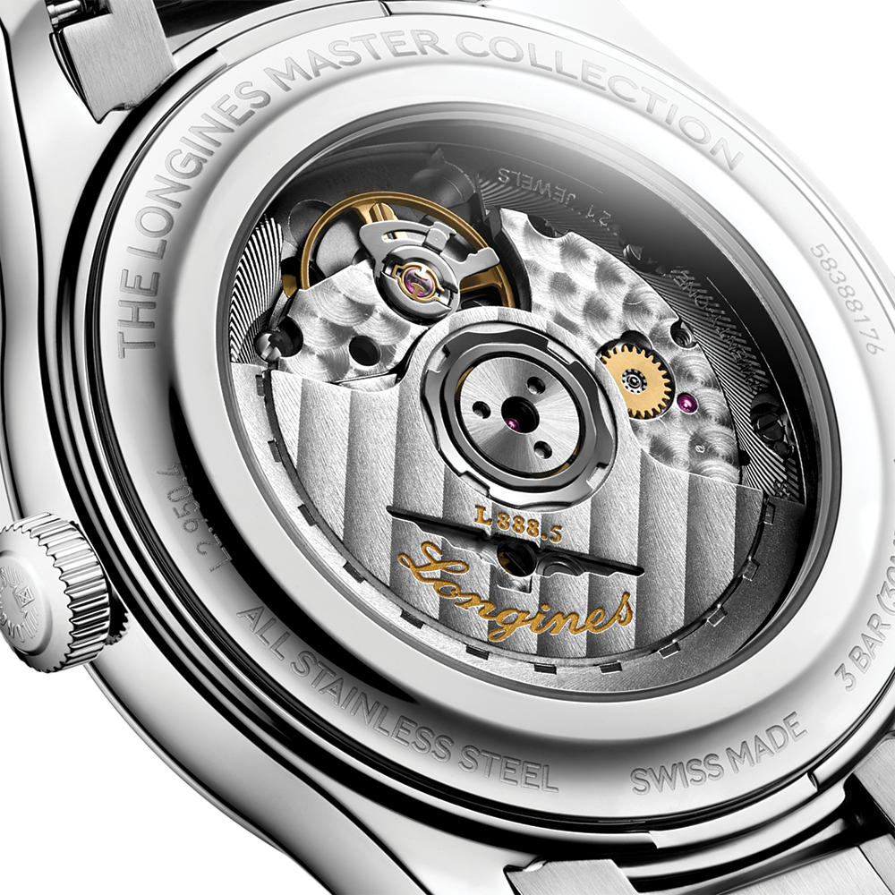 Master 41mm - Silver, Eastern Arabic Numerals on Bracelet