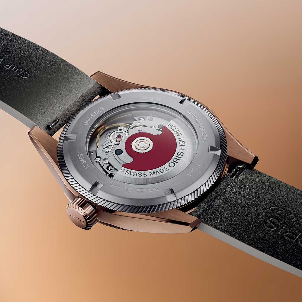 ProPilot Date Bronze 41mm - Black on Leather Strap