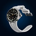Fifty Fathoms Tech Titanium 45mm - Absolute Black on Rubber Strap w/ 2 Additional Straps