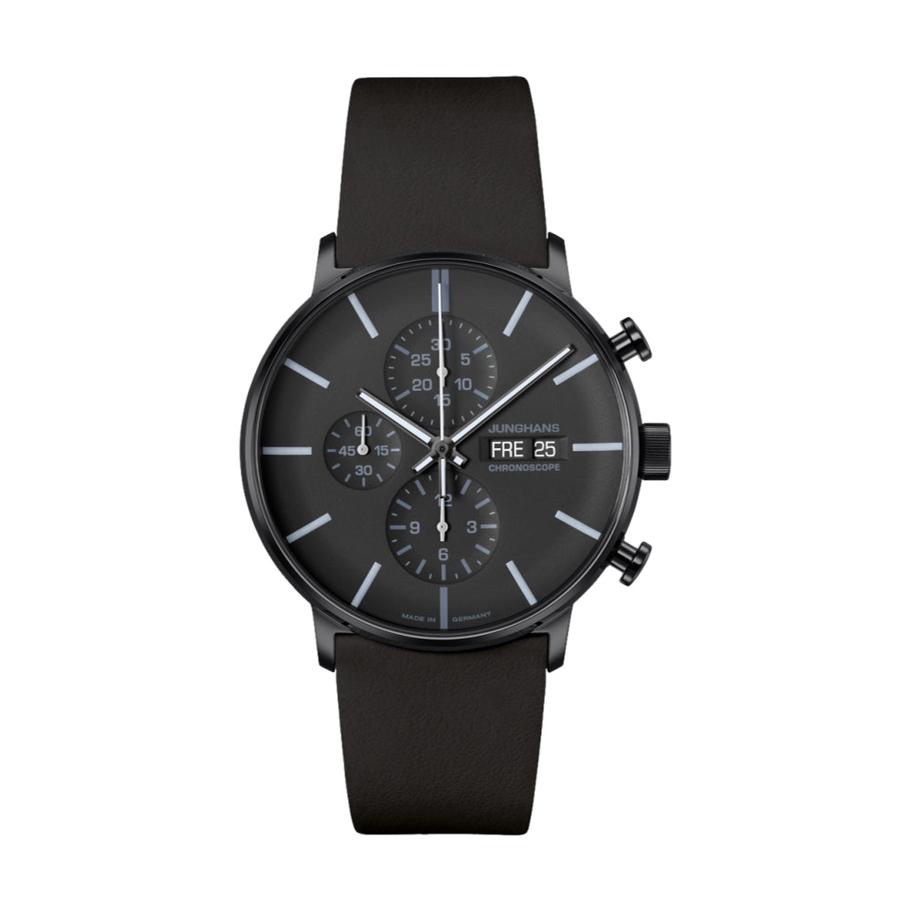 Form A Chronoscope Grey on Black Strap