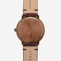 Hamburg Quartz Bronze 42mm - Blue on Leather Strap
