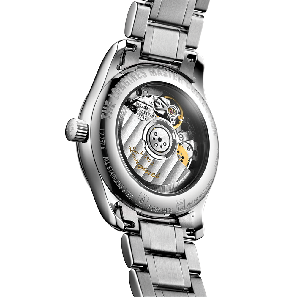Master 29mm - Silver, Diamond-Set on Bracelet