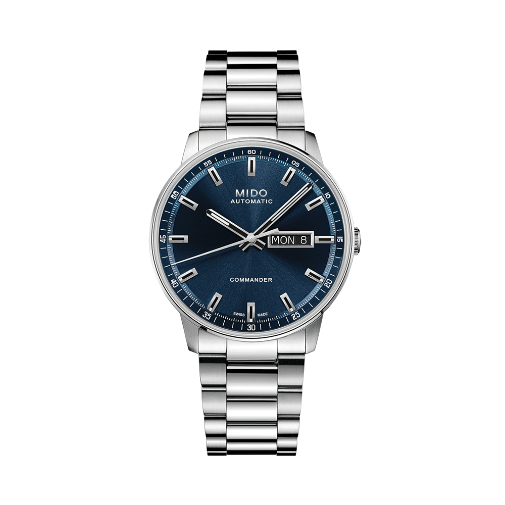 Commander Datoday 40mm - Blue on Bracelet