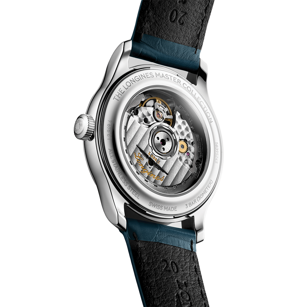 Master 39mm - Blue on Leather Strap