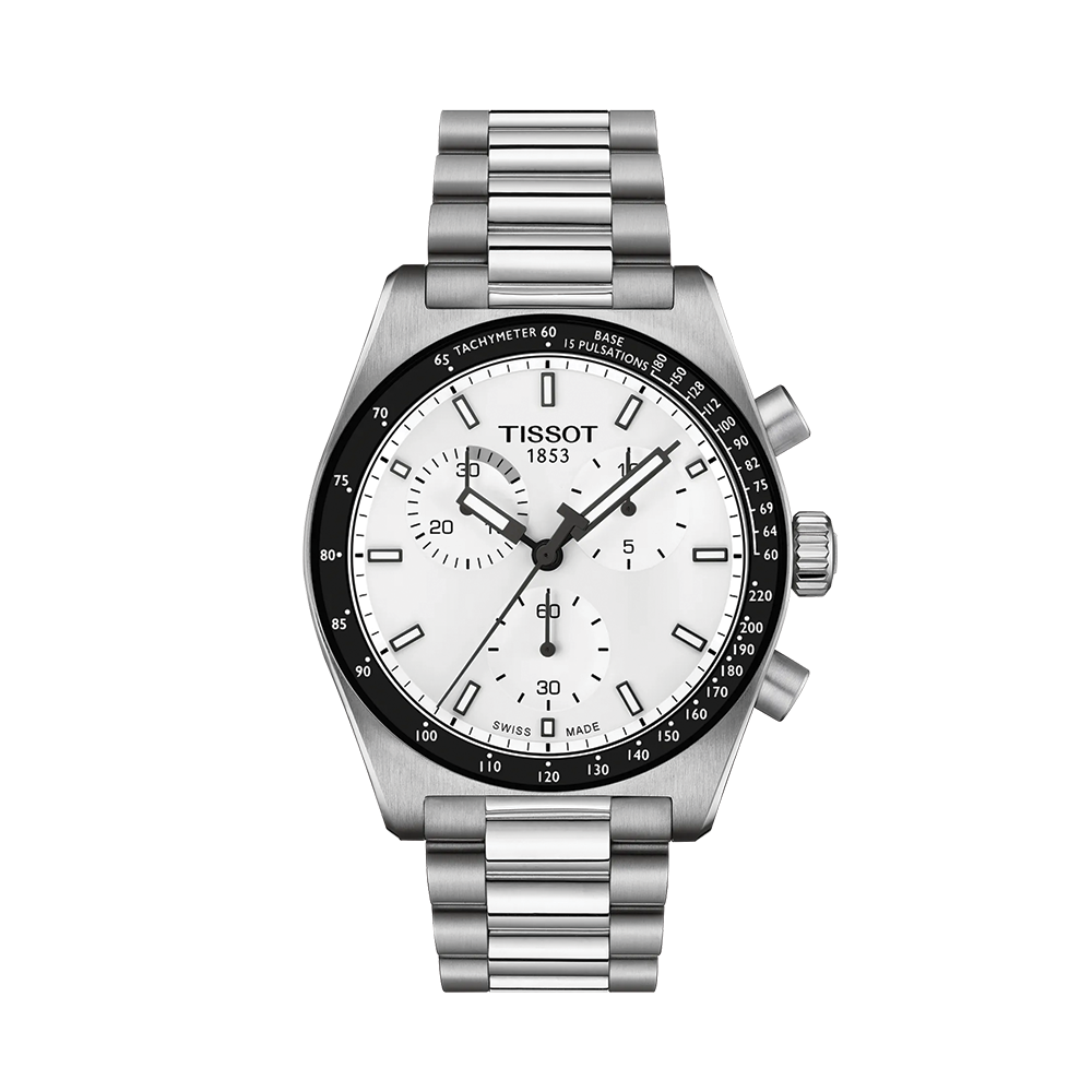 PR516 Quartz Chronograph 40mm - White on Bracelet