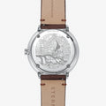 Hamburg Quartz 42mm - White on Leather Strap