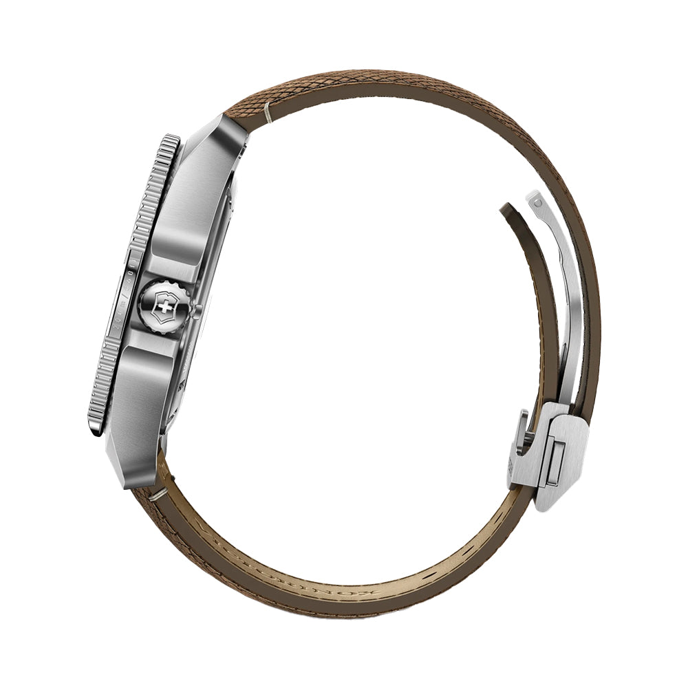 Journey 1884 Quartz 43mm - Blue on Wood Strap w/ Extra Rubber Strap