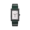 Rivanera Small Seconds 40mm - White on Rubber Strap w/ Additional Strap