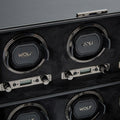 British Racing 6 Piece Watch Winder - Black