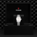 1926 28mm - White, Diamond-Set on Bracelet