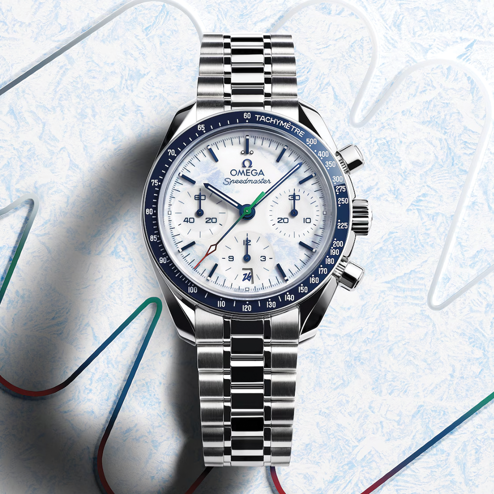 Speedmaster Milano Cortina 2026 Paralympic Winter Games 38mm - White on Bracelet