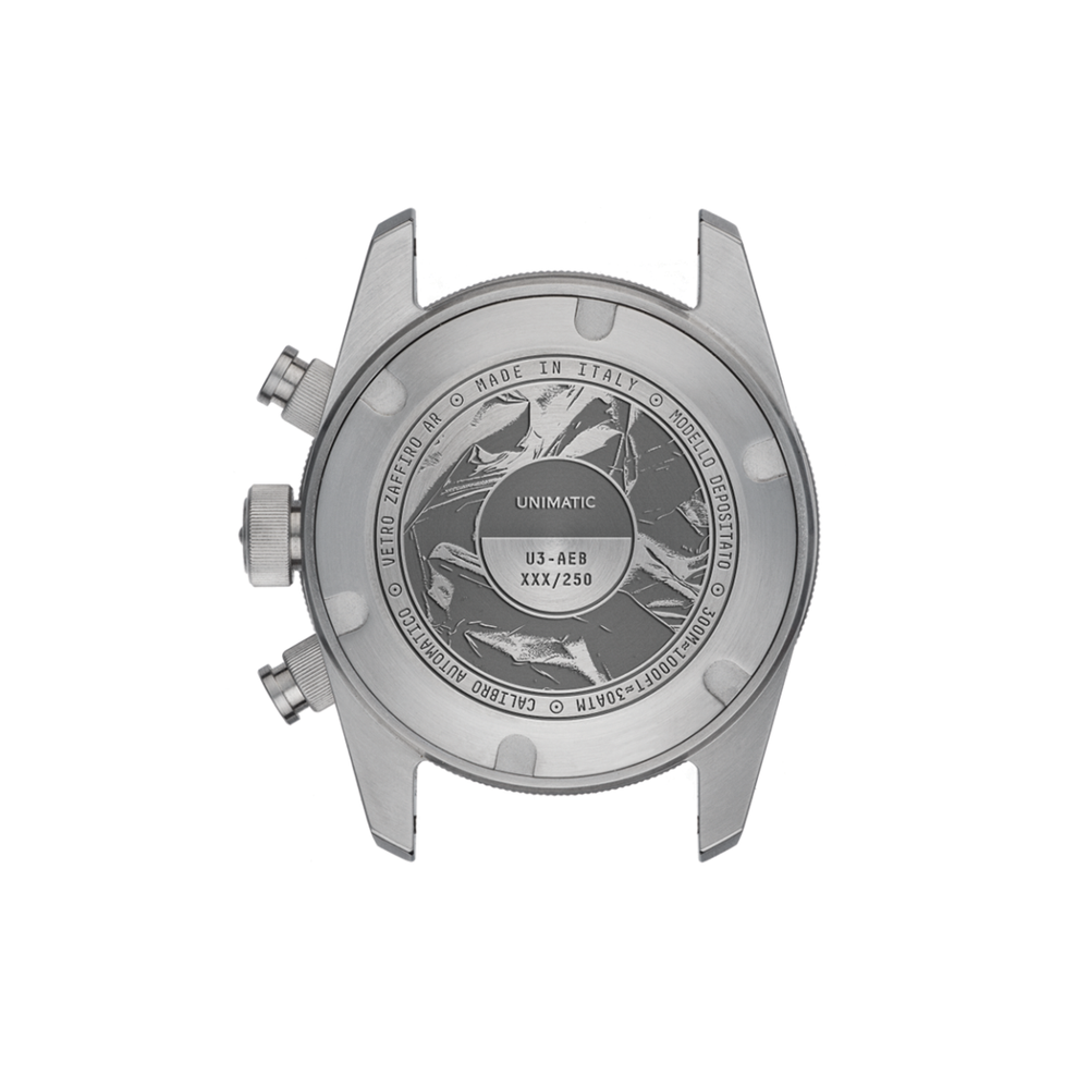 Modello Tre U3-AEG Limited Edition 41.5mm - Grey on Fabric Strap