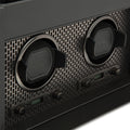 Axis Double Watch Winder With Storage - Powder Coat