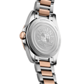 Conquest Quartz Pink PVD Two-Tone 34mm - White on Bracelet