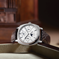Brunswick Perpetual Calendar Limited Edition 39mm - White on Leather Strap
