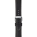 Gentleman Powermatic 80 Silicium Solid 18K Gold bezel 40mm - Black on Leather Strap