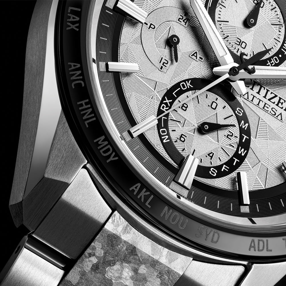 ATTESA Platinum Shine Atomic Timekeeping Super Titanium™ Limited Edition 42mm - Silver on Bracelet