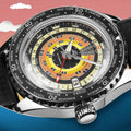 Ocean Star Decompression Worldtimer 40.5mm - Black on Rubber Strap w/ Additional Bracelet