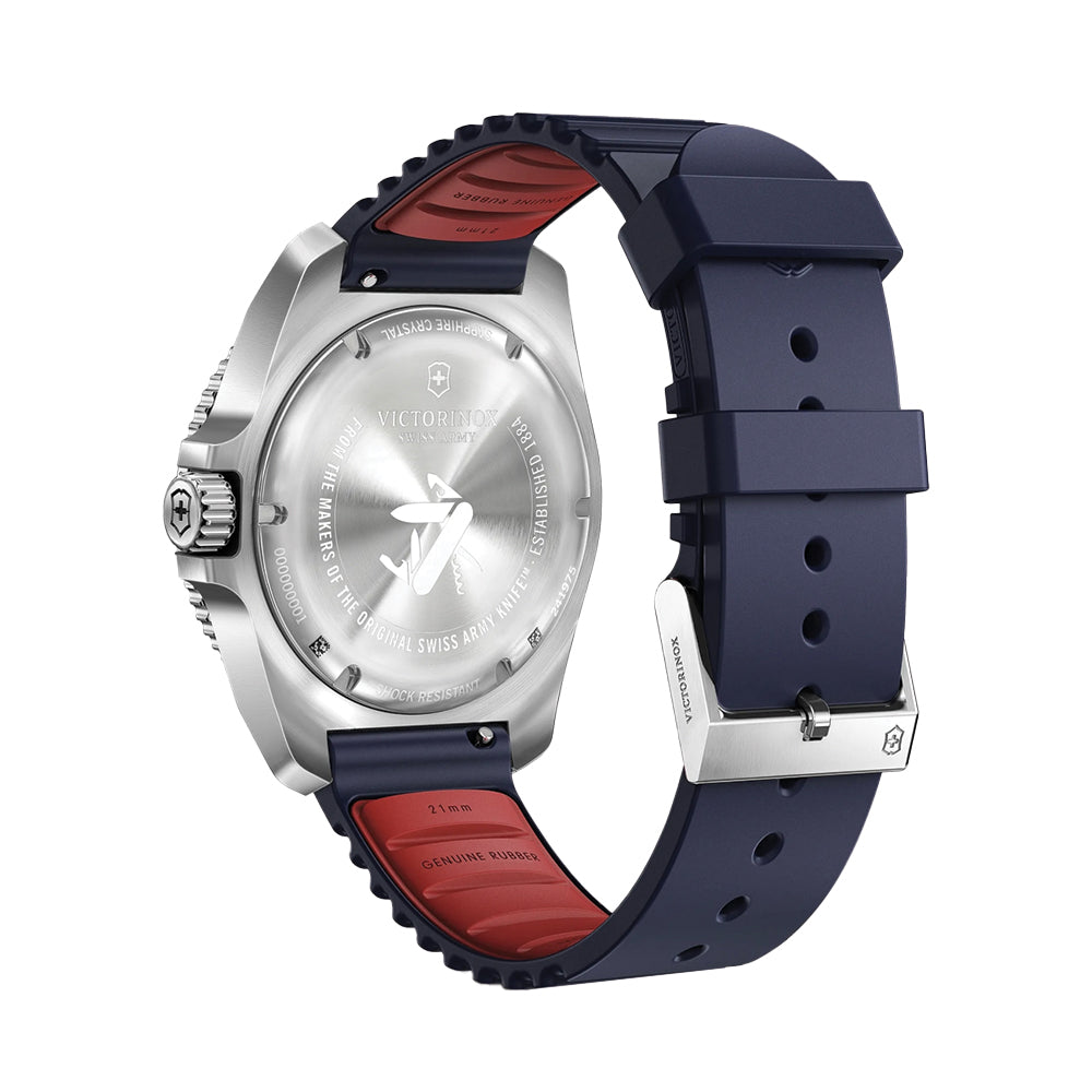 Journey 1884 Quartz 43mm - Blue on Rubber Strap