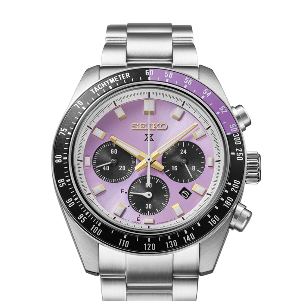 HBJ005 Prospex Speedtimer 145th Anniversary Limited Edition 41.4mm - Purple on Bracelet
