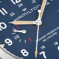 Khaki Field Power Reserve Mechanical 40mm - Blue on Bracelet