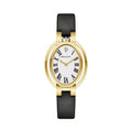Special Edition Apollo 'Ella' Rubaiyat Gold-Tone 28.8mm - White on Leather Strap