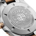 HydroConquest Quartz Red PVD Two-Tone 42mm - Blue on Bracelet