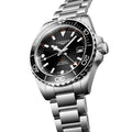 HydroConquest GMT 41mm - Black on Bracelet