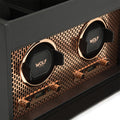 Axis Double Watch Winder With Storage - Copper