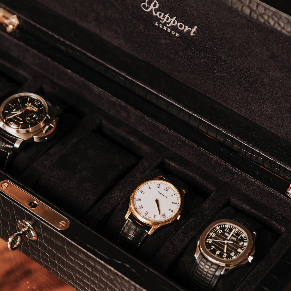 Brompton Five Watch Box - Black
