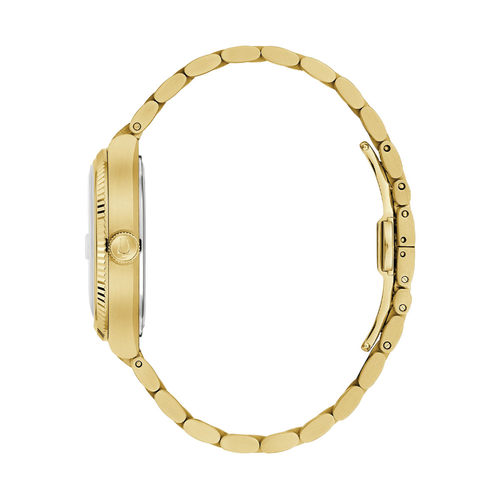 Super Seville High Precision Quartz Gold-Tone 37.5mm - Green on Bracelet