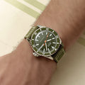 Ocean Star Tribute 40.5mm - Green on Fabric Strap