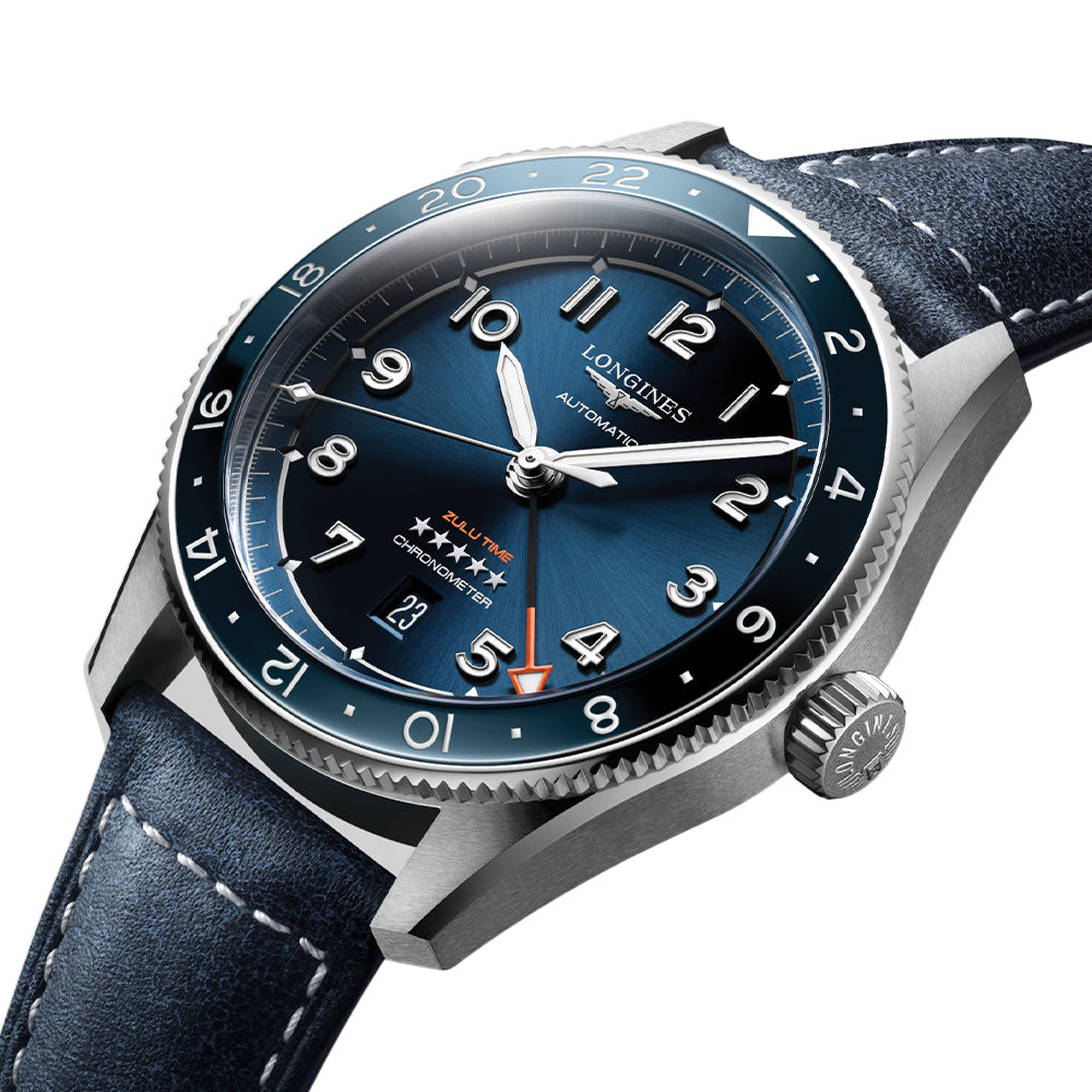 Spirit Zulu Time 42mm - Blue on Strap | Teddy Baldassarre