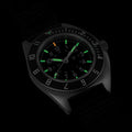SSNAV No Date 41mm - Black on Ballistic Nylon Strap