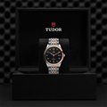 1926 Rose Gold Two-Tone 41mm - Black, Diamond-Set on Bracelet