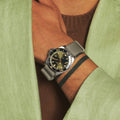 HydroConquest GMT 41mm - Green on Fabric One Piece Strap