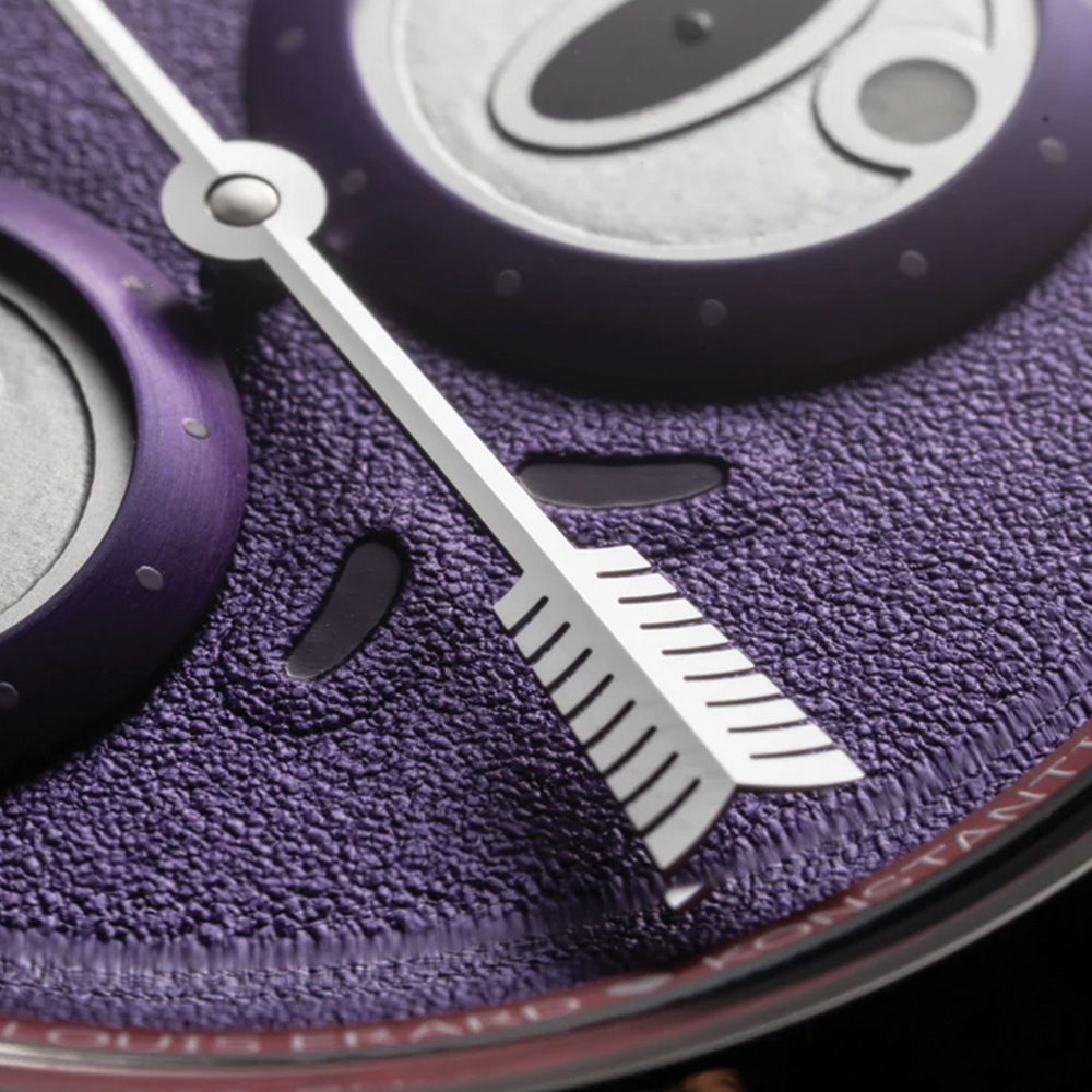 Louis Erard x Konstantin Chaykin Unfrogettable Purple 40mm - Purple on Leather Strap