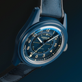 Sector II Field Titanium Dusk 38mm - Blue on Rubber Strap