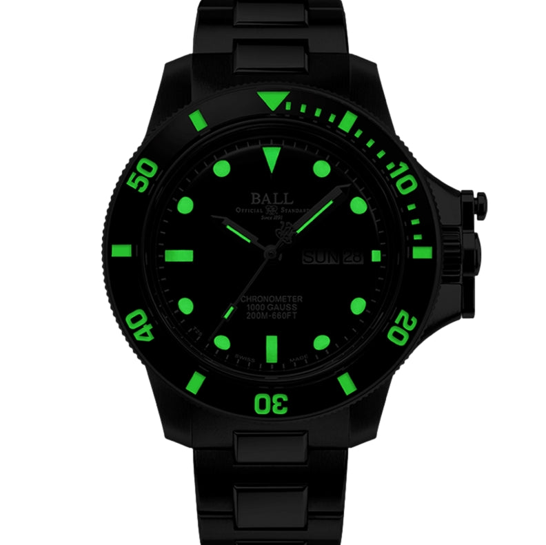 Engineer Hydrocarbon Original 40mm - Black on Bracelet