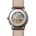 Villeret Extraplate 40mm -  Brown Gold on Leather Strap