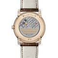 Villeret Quantième Perpétuel 8 Jours Red Gold 42mm - White on Leather Strap