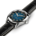 Khaki Field Murph 38mm - Blue on Leather Strap