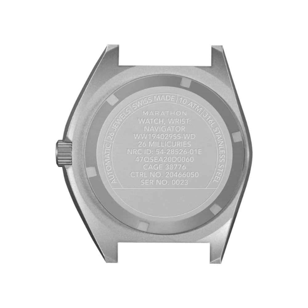 SSNAV No Date Arctic Edition 41mm - Arctic on Ballistic Nylon Strap