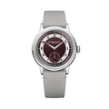 Millesime Small Seconds Tuxedo Dial 39mm - Red on Leather Strap