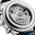 Master Chrono Moonphase 41mm - Silver on Leather Strap